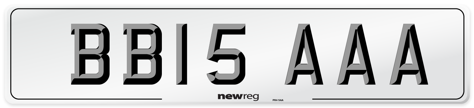 BB15 AAA Number Plate from New Reg